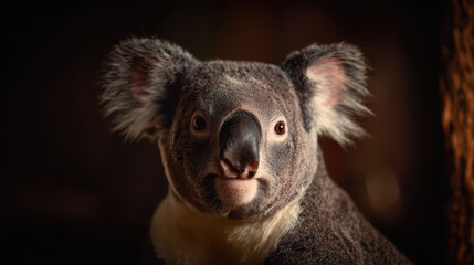 Naklejka premium Koala Looking Directly at Camera