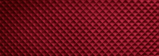 red rubber with an interesting pattern