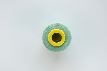 Coil of water green color