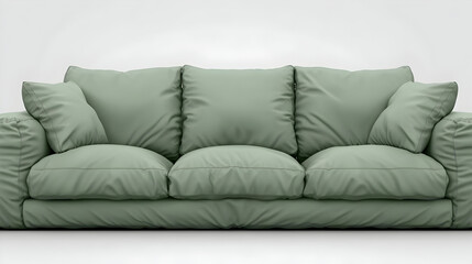 Obraz premium Sage Green Sofa 3D Render