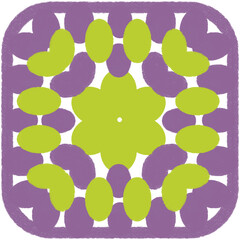 Illustration granny's crochet 