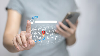 Navigation Map and GPS Location Technology