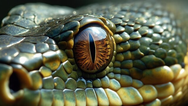 Close-up snake eye