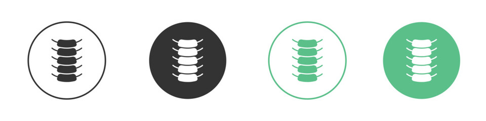 Spinal column icon