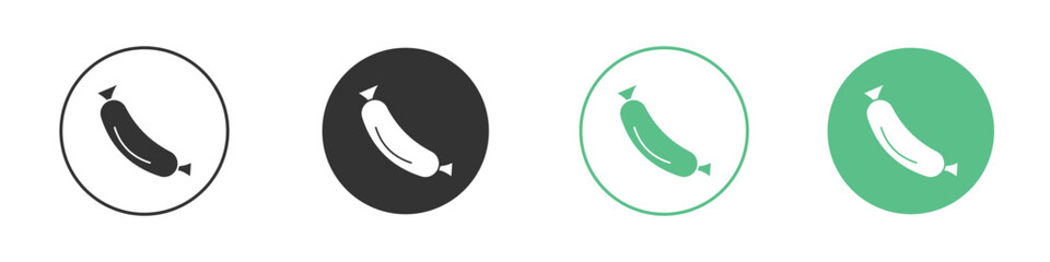 Obraz premium Sausage icon