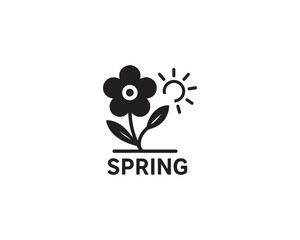 Spring icon vector design illustration