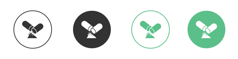 Open Capsule Pill icon