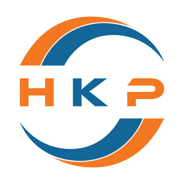 HKP letter design. HKP letter technology logo design on a white background. HKP  Monogram logo design for an entrepreneur and business.