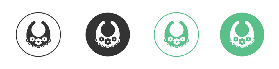 Baby bib icon