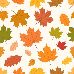 Autumn leaves pattern (6)