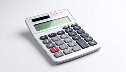 calculator on white