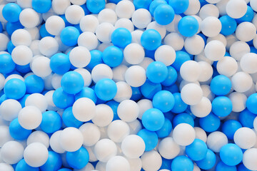 Colorful balls create vibrant play area for children at indoor playground