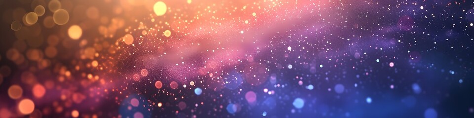 Colorful Glitter background with bokeh, HD Wallpaper, banner