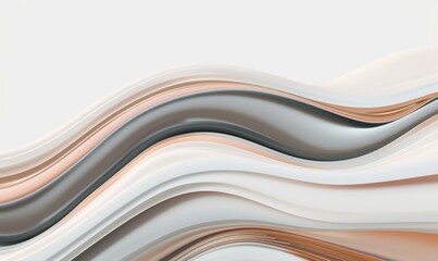 Obraz premium Abstract fluid wave background with neutral colors for modern creative design