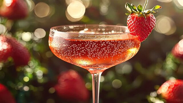 fragolino italian strawberry liqueur prosecco cocktail video