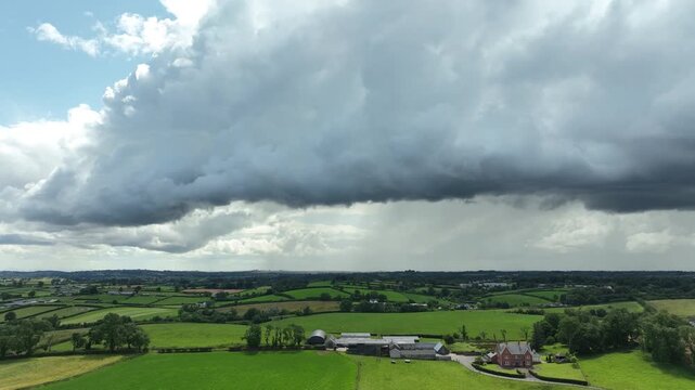 thunderstorm over cookstown northern ireland