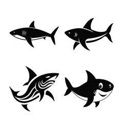 set of fish vector