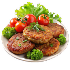 grilled steak with vegetables