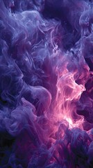 Fototapeta premium Abstract swirling purple and pink smoke