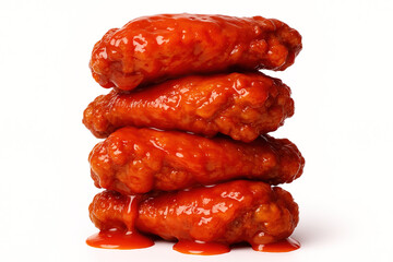 Stack of Spicy Chicken Wings