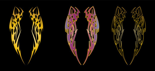 Neo Tribal Graphic Elements