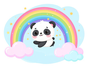Fototapeta premium panda rembo Background