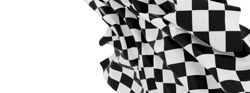 High-quality checkered flag image perfect for racing, sports, and competition themes.  Download now!