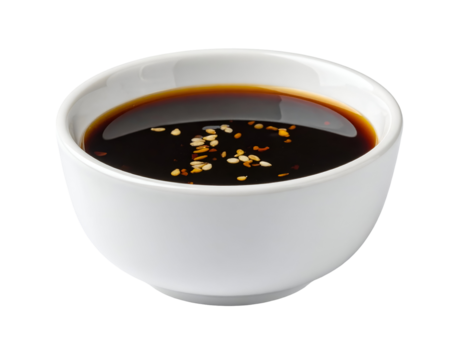 bowl teriyaki sauce isolated on transparent png