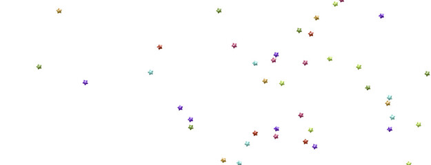 Fototapeta premium Radiant Showers: Immerse Yourself in a Spellbinding 3D Colorful Stars Downpour