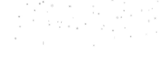 Festive Snowstorm: Magnificent 3D Illustration Showcasing Falling Christmas Snowflakes