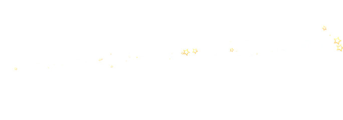 Fototapeta premium Sparkling gold stars on white. Perfect for festive designs, backgrounds, and more.