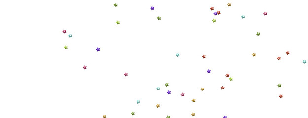 Radiant Showers: Immerse Yourself in a Spellbinding 3D Colorful Stars Downpour