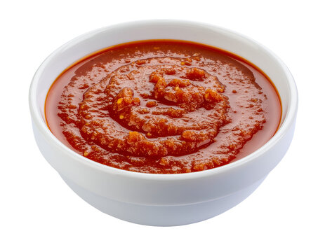 catalan food. bowl romesco sauce isolated on transparent png
