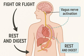 Vagus Nerve Activation of human body