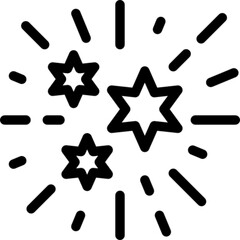 Colorful Fireworks Display