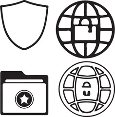 Data Security Icons