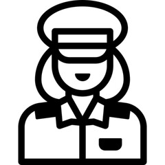 Fototapeta premium Police Officer Authority