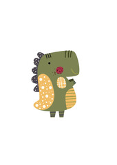 Cute Dino, doodle dinosaurs clipart