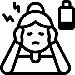 Tired Fatigue Icon