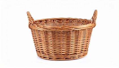 empty wicker basket