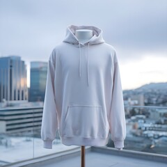 Minimalistic Hoodie sweater Mock-up