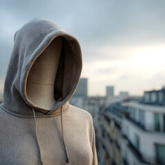 Minimalistic Hoodie sweater Mock-up