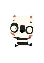 Cute pa nda clip art, doodle panda, doodle animals clipart