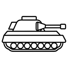 Obraz premium tank vector illustration
