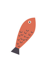 Cute fish vector clipart