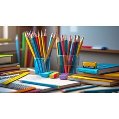 Fototapeta premium first day of school decoration ideas
