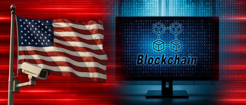 Blockchain Technology and US Tech Power - Powered by Adobe