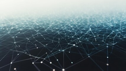 Obraz premium Abstract network of interconnected points