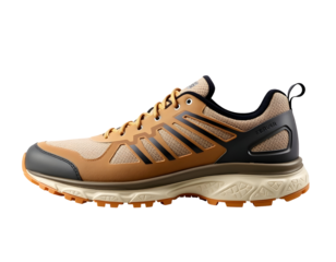 Men's Brown and Black Hiking Trail Running Shoe