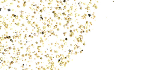 Sparkling gold stars on white. Perfect for holidays, celebrations, and more!